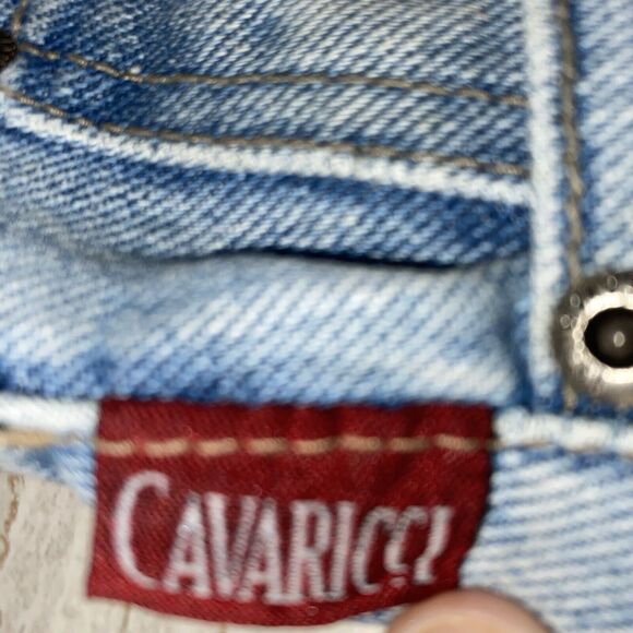 Z. Cavaricci VTG Sz 26 High Waist Embroidered Denim Shorts 100% Cotton 90s Mom - Picture 6 of 11